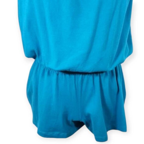 ZENANA OUTFITTERS BLUE ROMPER SZ.L EUC - Picture 3 of 6
